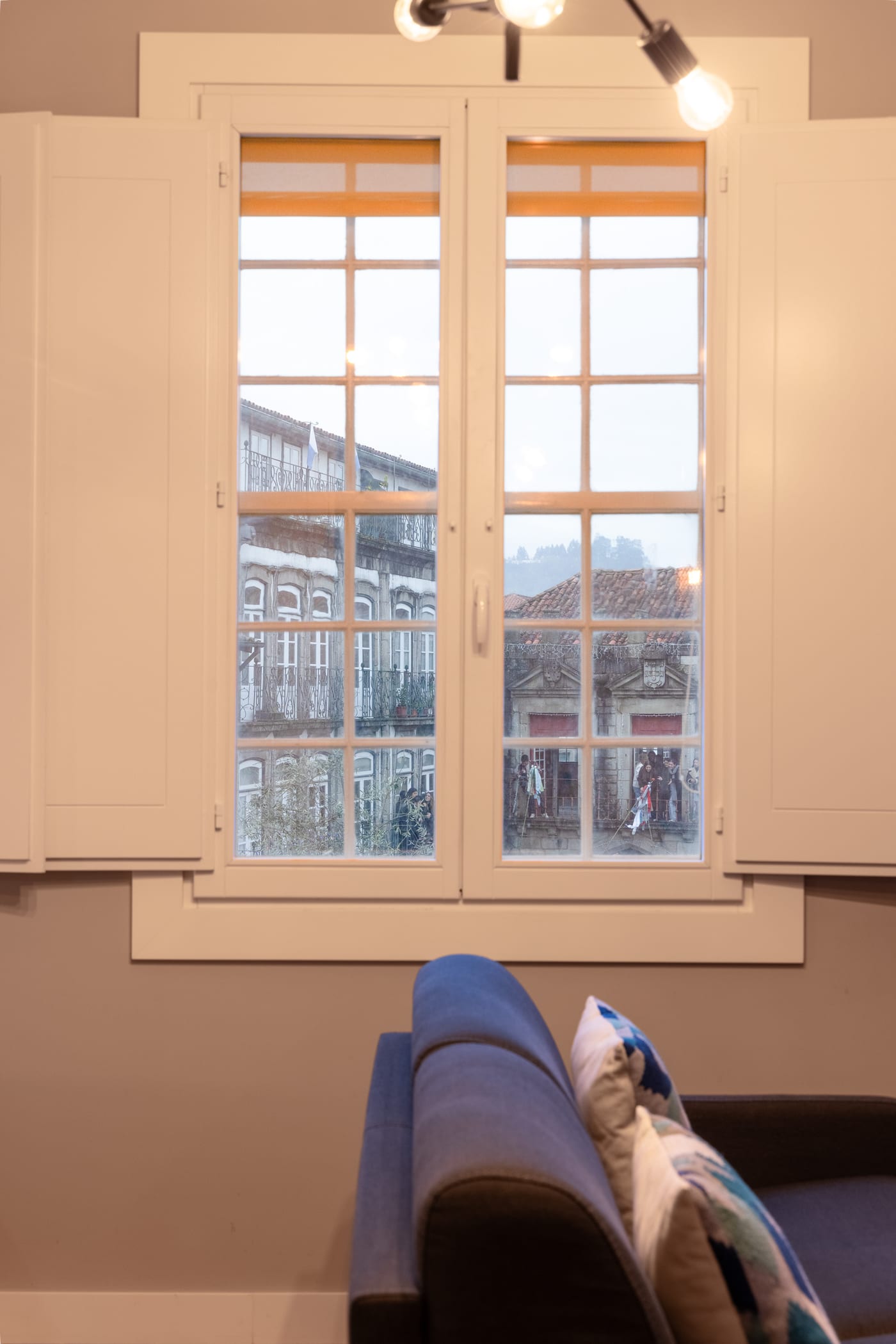 Vista sobre o centro histórico de Guimarães a partir do apartamento
